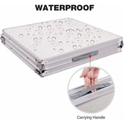 Folding Table Trestle Camping Party Picnic BBQ Stall Garden Indoor Outdoor Desk -Outdoor Furniture Store 82803102 5