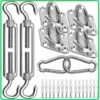 Shade Sail Hardware Kit - 304 Stainless Steel Sun Shade Installation Kit - 6 - For Installing Shade Sails 1 Shade Sail Hardware Kit - 304 Stainless Steel Sun Shade Installation Kit - 6 - For Installing Shade Sails -Outdoor Furniture Store 83718031 1