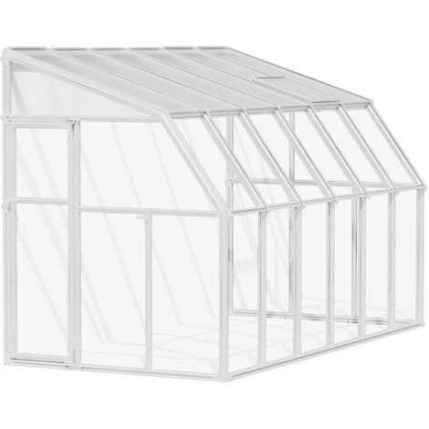 Palram - Canopia Sun Room 2 X 3.5 Lean To Conservatory / Veranda / Sunroom 4 Palram - Canopia Sun Room 2 X 3.5 Lean To Conservatory / Veranda / Sunroom - Image 2