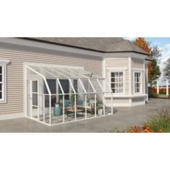 Palram - Canopia Sun Room 2.5 X 3.5 Lean To Conservatory / Veranda / Sunroom