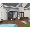 Palram - Canopia SanRemo 3 X 4 Lean To Conservatory / Veranda / Sunroom -Outdoor Furniture Store 8510409 1