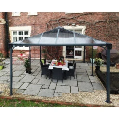 Palram - Canopia Martinique 3.6 X 5 Hardtop All Season Gazebo -Outdoor Furniture Store 8510411 4