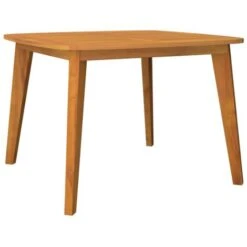 Garden Table 110x110x75 Cm Solid Wood Acacia VidaXL