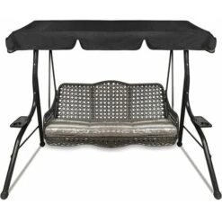 Replacement Canopy For Swing Seat,Waterproof Resistant Swing Canopy Outdoor Cover,UV Protection Patio Hammock Cover Swing Chair Top Cover Roof For Garden/Outdoor (16411415cm)
