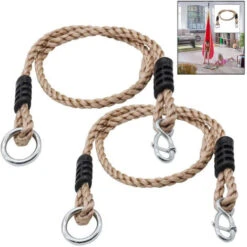 Pair Child Tree Swing, Ropes Swing Adjustable Straps Wooden Tree Swing Kids Adult Hanging Seat