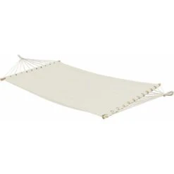 AMANKA XXL Double Hammock With Spreader-bars 200x120cm For Two People Beige