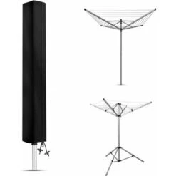 Waterproof Umbrella Dryer Cover, Clothes Dryer Cover With Zipper, 210D Oxford Windproof Clothes Dryer Cover(16830cm)