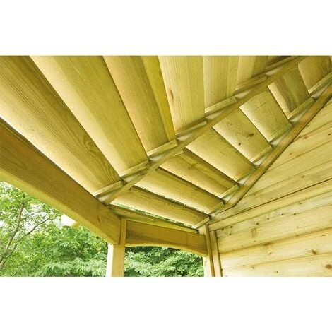 8' X 5' (2.33x1.41m) Forest Tatton Corner Arbour Seat 6 8' X 5' (2.33x1.41m) Forest Tatton Corner Arbour Seat - Image 4
