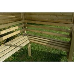 8' X 5' (2.33x1.41m) Forest Tatton Corner Arbour Seat 11 8' X 5' (2.33x1.41m) Forest Tatton Corner Arbour Seat -Outdoor Furniture Store 8768456 5