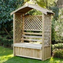 6'x2' (1.8x0.6m) Forest Cotswold Arbour