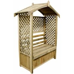 6'x2' (1.8x0.6m) Forest Cotswold Arbour -Outdoor Furniture Store 8768473 5