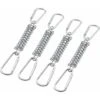 GDRHVFD Tension Spring Buckle Awning Attachment - Shade Sail Attachments Stainless Steel Accessories With 4 Coil Springs 8 Carabiners For Tents Awnings Camping, 4 Pcs -Outdoor Furniture Store 88106296 1