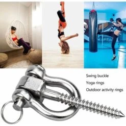Load Capacity 220 Kg Heavy Duty Ceiling Hook, Stainless Steel Hanging Hammock Hook -Outdoor Furniture Store 88300104 4