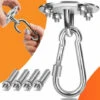 ABC Ceiling Hook, Stainless Steel Swivel Hook, Capacity Up To 500 Kg U-hook For Hammock And Chair -Outdoor Furniture Store 88618842 1