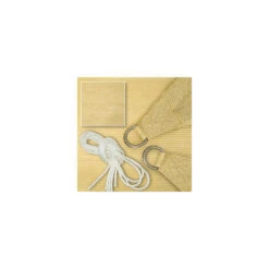 Triangular Shade Sail, Beige - 300 X 300 X 300 Cm, For Garden, Terrace, Outdoor, Balcony -Outdoor Furniture Store 89059227 3