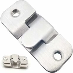 HIASDFLS 12 Pièces Crochet Pour Cadre Photo, Support Montage Dissimulé, Support De Connecteur De Meuble, Pour Les Miroirs Et Les Cadres Photo (Argent) -Outdoor Furniture Store 89419290 3