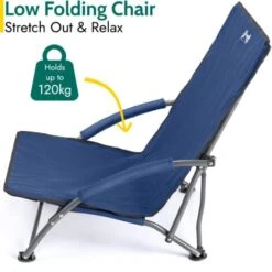 Sisken Low Folding Beach Chair -Outdoor Furniture Store 89994531 3