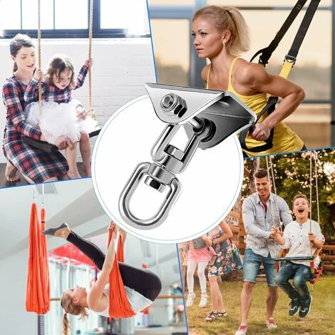 Heavy Duty Swing Hanger 360° Swivel Heavy Duty Hook For Hanging 304 Stainless Steel Swivel 4 Heavy Duty Swing Hanger 360° Swivel Heavy Duty Hook For Hanging 304 Stainless Steel Swivel - Image 2