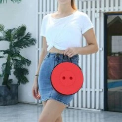 Portable Adjustable Folding Stool Convenient And Easy To Use Pink Red -Outdoor Furniture Store 90743692 5