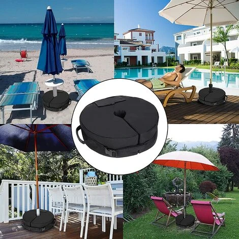 Round Removable Umbrella Base Weight Bag For Patio Beach Outdoor Cantilever Or Flagpole Handle, Heavy Duty - Easy Install (Round) 7 Round Removable Umbrella Base Weight Bag For Patio Beach Outdoor Cantilever Or Flagpole Handle, Heavy Duty - Easy Install (Round) - Image 5