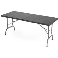 Rattan Effect Garden Table (6ft)