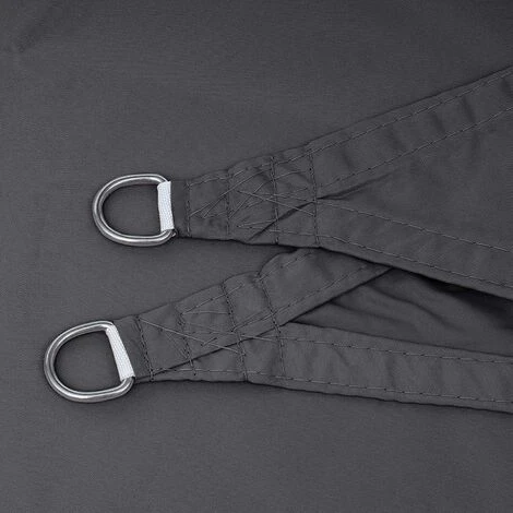 WOLTU Garden Sun Shade Sail PE Breathable Canopy Sunscreen Patio Awning Cover Grey 3x3x3m 7 WOLTU Garden Sun Shade Sail PE Breathable Canopy Sunscreen Patio Awning Cover Grey 3x3x3m - Image 5