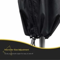 Cantilever Umbrella Cover - 420D Parasol Cover Sunshade Cover For 2.5-3.5m Umbrella With Zipper And Drawstring Umbrella Cover For Outdoor Weatherproof -Outdoor Furniture Store 91886673 4