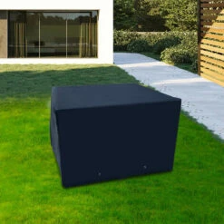 8 Seater Rattan Dining Table And Chair Cube Set W Cover -Outdoor Furniture Store 91947964 5