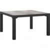 Garden Coffee Table Grey 55x55x31 Cm DPC And Steel VidaXL 1 Garden Coffee Table Grey 55x55x31 Cm DPC And Steel VidaXL -Outdoor Furniture Store 92062297 1