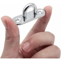 RHAFAYRE 6 Pieces Eyelet Plates Stainless Steel Cover Plate 5mm Mast Plate Heavy Duty Fixing Hooks For Wall Hooks Hanging Chairs Awning Boat Accessories Etc 9 RHAFAYRE 6 Pieces Eyelet Plates Stainless Steel Cover Plate 5mm Mast Plate Heavy Duty Fixing Hooks For Wall Hooks Hanging Chairs Awning Boat Accessories Etc -Outdoor Furniture Store 92680781 3