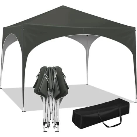 WOLTU Pop-up Gazebo. Gazebo 3m X 3m. Folding Event Shelter For Outdoor. Garden. Camping. Height Adjustable. Waterproof. UV-Protection. With Carry Bag. Grey 5 WOLTU Pop-up Gazebo. Gazebo 3m X 3m. Folding Event Shelter For Outdoor. Garden. Camping. Height Adjustable. Waterproof. UV-Protection. With Carry Bag. Grey - Image 3