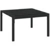 Garden Coffee Table Black 60x60x35 Cm Steel VidaXL 2 Garden Coffee Table Black 60x60x35 Cm Steel VidaXL -Outdoor Furniture Store 93373411 1