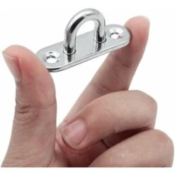 FlkwoH 6 Pieces Eyelet Plates Stainless Steel Cover Plate 5mm Mast Plate Heavy Duty Fixing Hooks For Wall Hooks Hanging Chairs Awning Boat Accessories Etc 9 FlkwoH 6 Pieces Eyelet Plates Stainless Steel Cover Plate 5mm Mast Plate Heavy Duty Fixing Hooks For Wall Hooks Hanging Chairs Awning Boat Accessories Etc -Outdoor Furniture Store 93455441 3