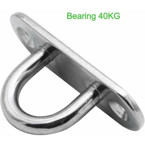 FlkwoH 6 Pieces Eyelet Plates Stainless Steel Cover Plate 5mm Mast Plate Heavy Duty Fixing Hooks For Wall Hooks Hanging Chairs Awning Boat Accessories Etc 6 FlkwoH 6 Pieces Eyelet Plates Stainless Steel Cover Plate 5mm Mast Plate Heavy Duty Fixing Hooks For Wall Hooks Hanging Chairs Awning Boat Accessories Etc - Image 4