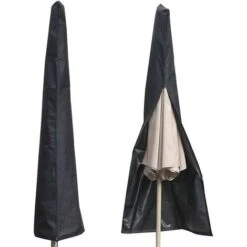 600D Waterproof And UV Resistant Umbrella Cover For Patio, Zippered Umbrella Cover For 6ft To 12ft, Weatherproof Umbrella Cover For Outdoor Garden.