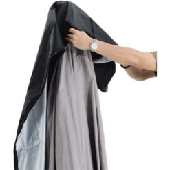 Livingandhome Black Outdoor Waterproof Banana Roma Umbrella Parasol Cover -Outdoor Furniture Store 93885865 4