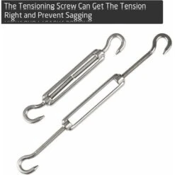 Triangular Shade Sail 304 Stainless Steel Accessories Outdoor Shade Sail Screw Diamond Set -Outdoor Furniture Store 93890835 3