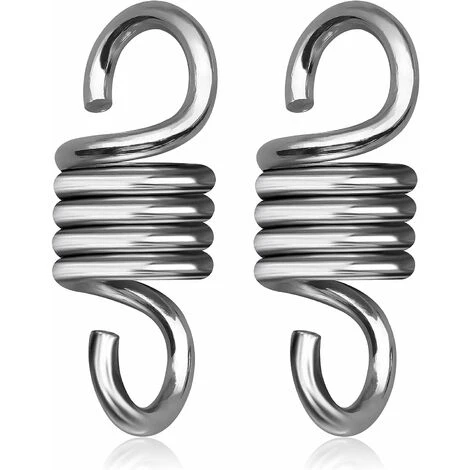 2 Pieces Hammock Spring, Hardened Galvanized Steel Extension Spring For Hanging Hammock Chairs And Porch Swings Heavy Duty Spring Leisure Garden Swing Hammock (Load Capacity 500 Kg/1102.3lb) 3 2 Pieces Hammock Spring, Hardened Galvanized Steel Extension Spring For Hanging Hammock Chairs And Porch Swings Heavy Duty Spring Leisure Garden Swing Hammock (Load Capacity 500 Kg/1102.3lb)