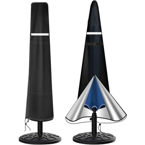 Parasol Cover, Parasol Cover Waterproof, Anti-UV, Heavy Duty 210D Oxford Cloth Parasol Cover With Zipper Closure And Storage Bag (190 X 30 X 50cm) 3 Parasol Cover, Parasol Cover Waterproof, Anti-UV, Heavy Duty 210D Oxford Cloth Parasol Cover With Zipper Closure And Storage Bag (190 X 30 X 50cm)