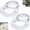 2 Pack Patio Table Umbrella Rings And Caps Set, Thicker Hole Ring Plugs And Caps Set For Standard Size Umbrella (Clear) 1 2 Pack Patio Table Umbrella Rings And Caps Set, Thicker Hole Ring Plugs And Caps Set For Standard Size Umbrella (Clear) -Outdoor Furniture Store 94031952 1