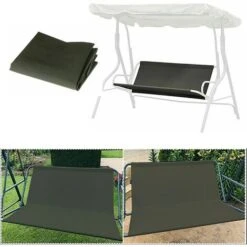 148100cm Replacement Swing Seat Cover For Garden Swing Bench, 2/3 Seater Hammock Replacement Seat Cushion
