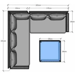 Rosen Garden Outdoor Patio 5 Seater Corner Sofa Set In Black With Raincover 10 Rosen Garden Outdoor Patio 5 Seater Corner Sofa Set In Black With Raincover -Outdoor Furniture Store 94911404 4