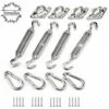 Shade Sail Accessories, Shade Sail Fixing Kit, Stainless Steel Shade Sail Fixing Kit For Triangle And Square Rectangle, Shade Sail Fixing Accessories M5 Pcs 1 Shade Sail Accessories, Shade Sail Fixing Kit, Stainless Steel Shade Sail Fixing Kit For Triangle And Square Rectangle, Shade Sail Fixing Accessories M5 Pcs -Outdoor Furniture Store 95309364 1