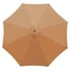 Replacement Cover For Parasol, 8 Ribs, 3 M, Waterproof, Anti-UV, Replacement Fabric, Khaki 1 Replacement Cover For Parasol, 8 Ribs, 3 M, Waterproof, Anti-UV, Replacement Fabric, Khaki -Outdoor Furniture Store 95433815 1
