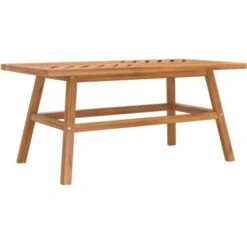 Coffee Table 100x50x45 Cm Solid Wood Acacia VidaXL