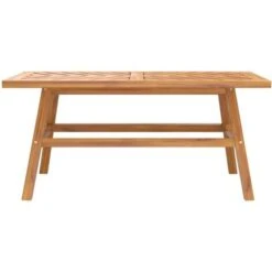 Coffee Table 100x50x45 Cm Solid Wood Acacia VidaXL -Outdoor Furniture Store 95545506 4