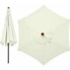 Garden Awning Replacement Parasol Cover Cream White Parasol Replacement Covers Replacement Parasol Covers 3 Meters 6 Arms Canopy Only -Outdoor Furniture Store 95649230 1