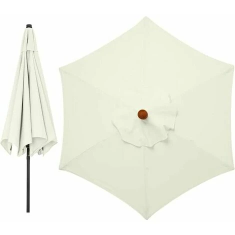 Garden Awning Replacement Parasol Cover Cream White Parasol Replacement Covers Replacement Parasol Covers 3 Meters 6 Arms Canopy Only 3 Garden Awning Replacement Parasol Cover Cream White Parasol Replacement Covers Replacement Parasol Covers 3 Meters 6 Arms Canopy Only