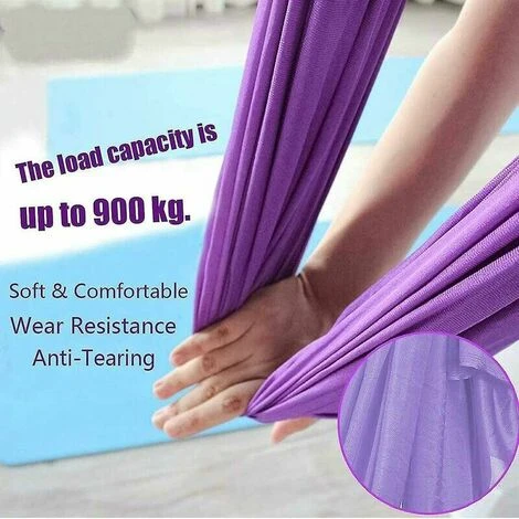 GTA Sensory Swing Chair Hanging Seat Adjustable Yoga Hammock 6 GTA Sensory Swing Chair Hanging Seat Adjustable Yoga Hammock - Image 4