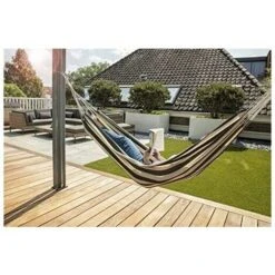 Black And White Garden Hammock Canvas Hammock Thickened Swing Hammock Simple Casual Camping With Nylon Bag 8 Black And White Garden Hammock Canvas Hammock Thickened Swing Hammock Simple Casual Camping With Nylon Bag -Outdoor Furniture Store 95950201 3